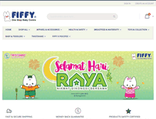 Tablet Screenshot of fiffybaby.com